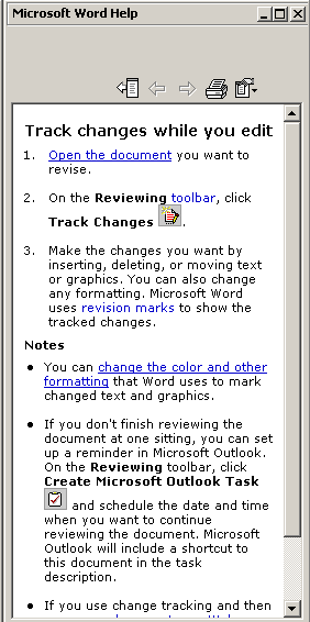 Tracking Help